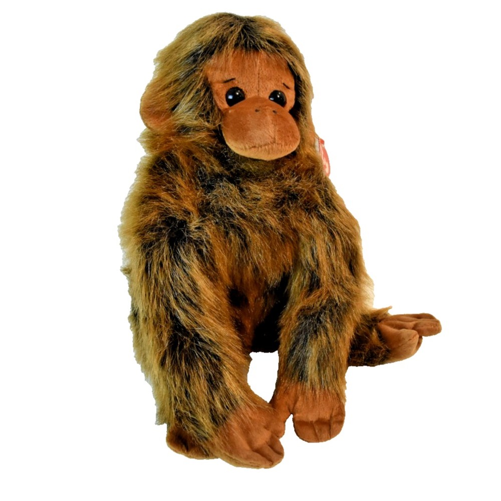 Ty Classic Jake Monkey Orangutan Brown Plush Stuffed Animal 16" 1999